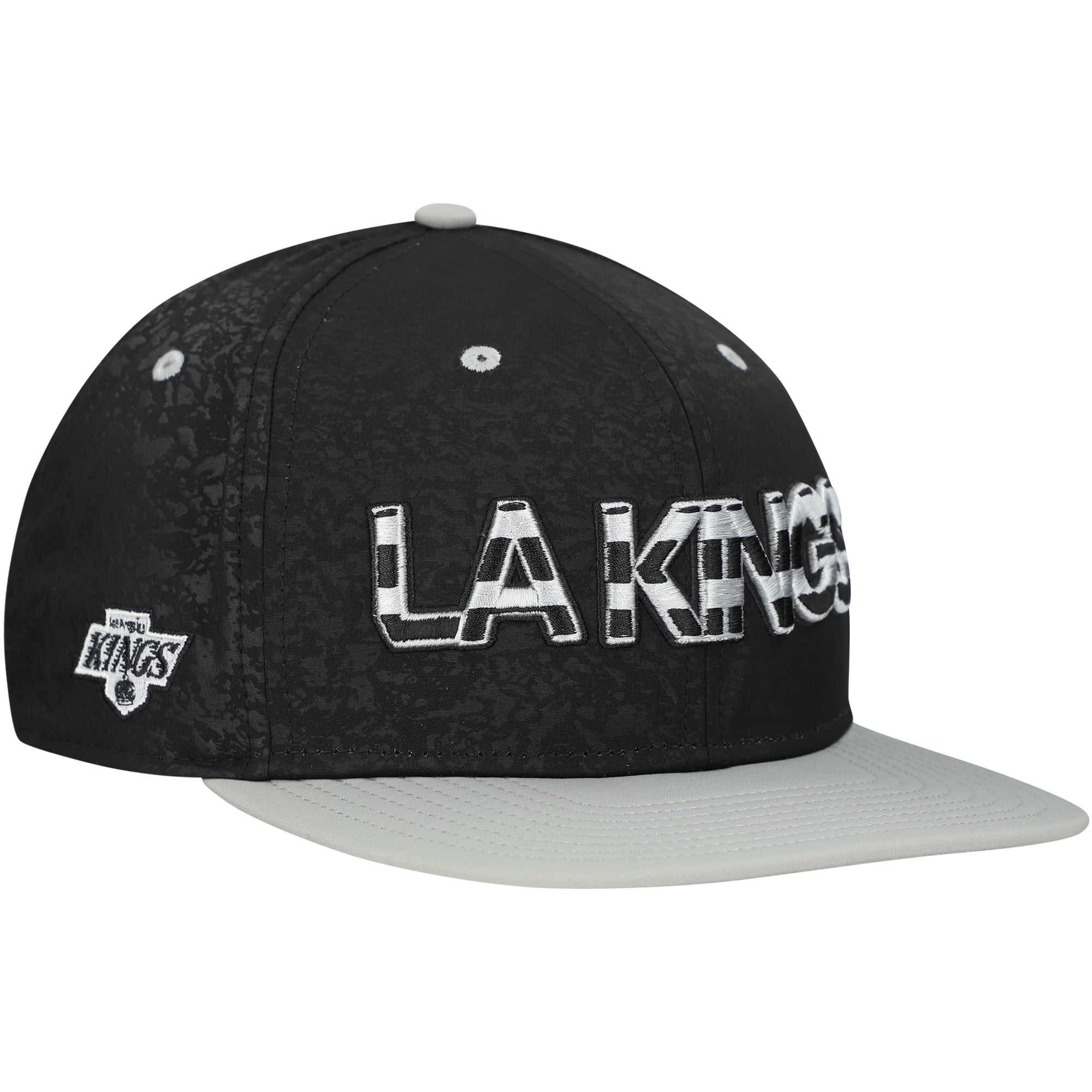 Men's-Fanatics Gray Los Angeles Kings Alternate Logo Snapback Hat