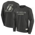 thumbnail image 1 of Men's Fanatics Gray Los Angeles Lakers Elements Future Ground Lettering Pullover Sweatshirt, 1 of 3
