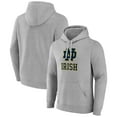 thumbnail image 1 of Men's Fanatics  Gray Notre Dame Fighting Irish Primary Logo Pullover Hoodie, 1 of 3