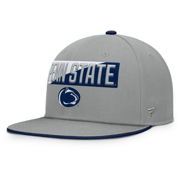 Men's Fanatics Gray Penn State Nittany Lions Duo Snapback Hat