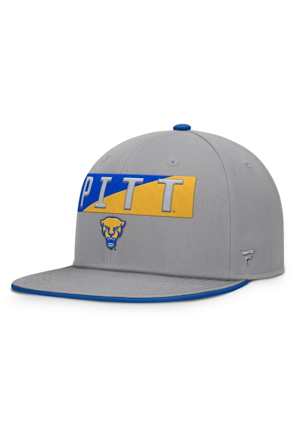 Men's Fanatics Gray Pitt Panthers Duo Snapback Hat