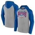 thumbnail image 1 of Men's Fanatics Gray/Royal New England Patriots Under Center Long Sleeve Hoodie T-Shirt, 1 of 3