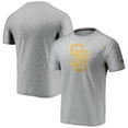 thumbnail image 1 of Men's Fanatics Gray San Diego Padres Team Logo Space-Dye T-Shirt, 1 of 3