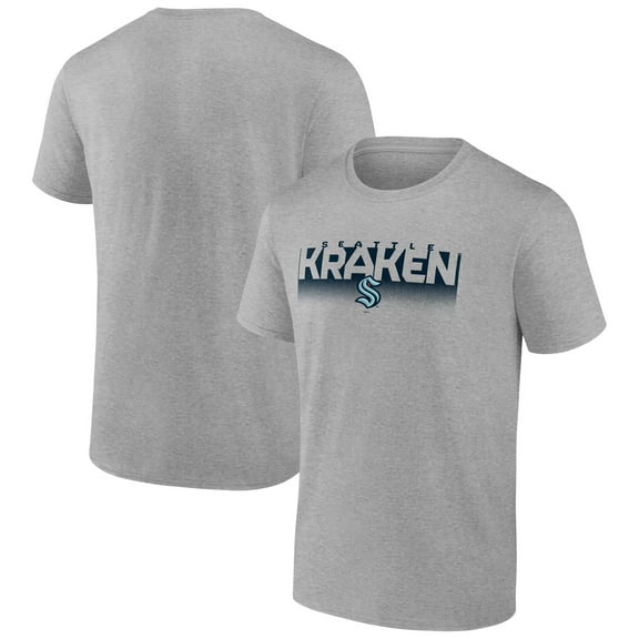 Men's Fanatics  Gray Seattle Kraken Iconic T-Shirt