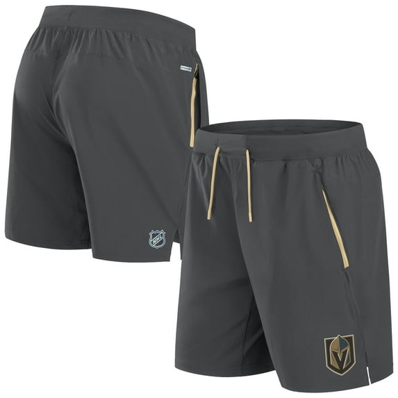 Men's Fanatics Gray Vegas Golden Knights Authentic Pro Rink Performance Shorts
