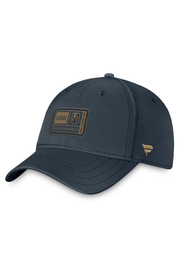 Men's-Fanatics  Gray Vegas Golden Knights Authentic Pro Training Camp Flex Hat