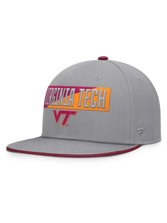 Men's Fanatics Gray Virginia Tech Hokies Duo Snapback Hat