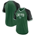 thumbnail image 1 of Men's Fanatics Green/Black New York Jets Hashmark Raglan-T-Shirt, 1 of 3