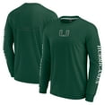 thumbnail image 1 of Men's Fanatics Green Miami Hurricanes Strive Long Sleeve T-Shirt, 1 of 3