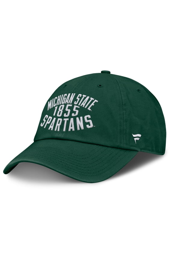 Men's Fanatics Green Michigan State Spartans Archer Adjustable Hat