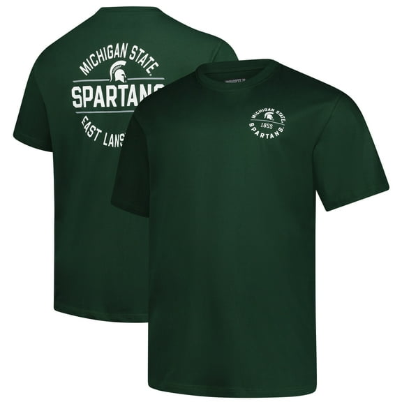 Men's-Fanatics Green Michigan State Spartans Big & Tall Fast Break 2 Hit T-Shirt
