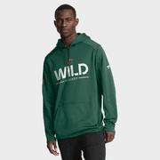 Men's Fanatics Green Minnesota Wild Authentic Pro Rink Hoodie