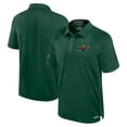 thumbnail image 1 of Men's Fanatics  Green Minnesota Wild Authentic Pro Rink Polo, 1 of 3