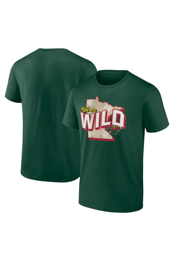 Men's Fanatics Green Minnesota Wild Local T-Shirt