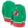 thumbnail image 1 of Men's Fanatics  Green New Jersey Devils Vintage High Point Long Sleeve T-Shirt, 1 of 3