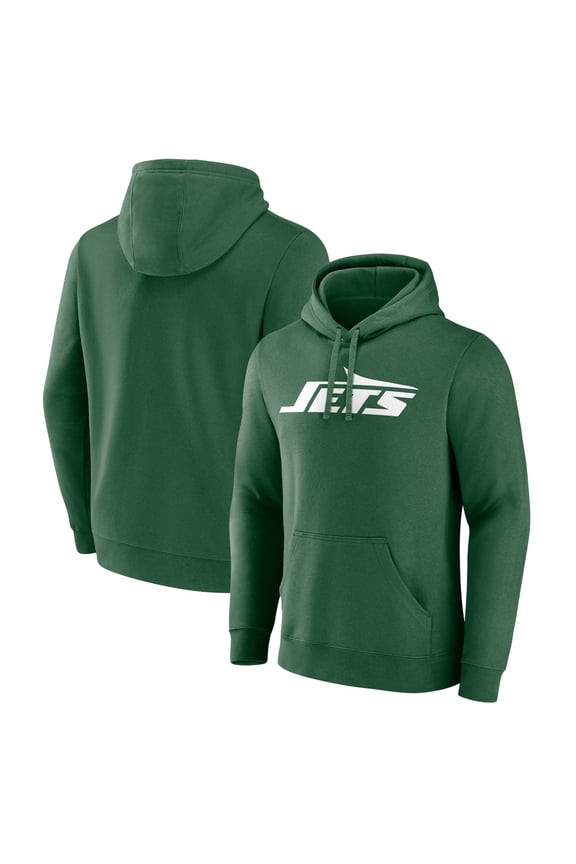 Men's Fanatics  Green New York Jets Primary Logo Pullover Hoodie