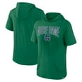 thumbnail image 1 of Men's Fanatics Green Notre Dame Fighting Irish Outline Lower Arch Hoodie T-Shirt, 1 of 3