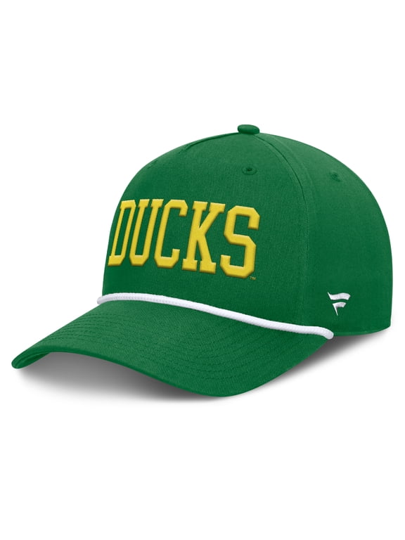 Men's Fanatics Green Oregon Ducks Foul Ball Rope Adjustable Hat