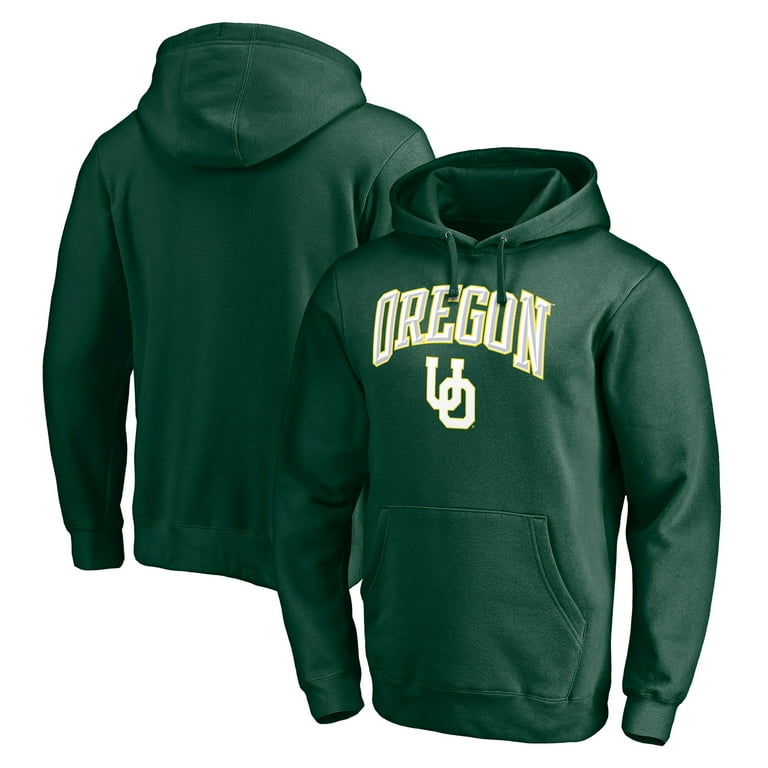 Men's Fanatics Green Oregon Ducks Traditional Bevel Pullover
