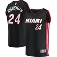 thumbnail image 1 of Men's Fanatics Haywood Highsmith Black Miami Heat 2021/22 Fast Break Replica Jersey - Icon Edition, 1 of 3