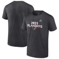 thumbnail image 1 of Men's Fanatics  Heather Charcoal Houston Texans 2023 NFL Playoffs Ready T-Shirt, 1 of 4