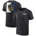 thumbnail image 1 of Men's Fanatics Heather Charcoal LA Galaxy Iconic Blocked-Out T-Shirt, 1 of 3