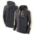 thumbnail image 1 of Men's-Fanatics  Heather Charcoal New Orleans Saints Gains Full-Zip Hoodie, 1 of 3
