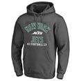 thumbnail image 1 of Men's Fanatics Heather Charcoal New York Jets Big & Tall Pullover Hoodie, 1 of 1