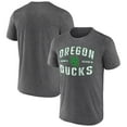 thumbnail image 1 of Men's Fanatics Heather Charcoal Oregon Ducks Iconic Want To Play T-Shirt, 1 of 3