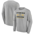 thumbnail image 1 of Men's Fanatics Heather Charcoal Pittsburgh Penguins Fierce Competitor Pullover Sweatshirt, 1 of 3