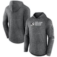 thumbnail image 1 of Men's Fanatics  Heather Charcoal San Jose Sharks Stacked Long Sleeve Hoodie T-Shirt, 1 of 3