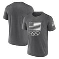 thumbnail image 1 of Men's Fanatics Heather Charcoal Team USA Podium T-Shirt, 1 of 3
