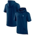 thumbnail image 1 of Men's Fanatics Heather Navy Seattle Kraken Authentic Pro Short Sleeve Pullover Hoodie, 1 of 3