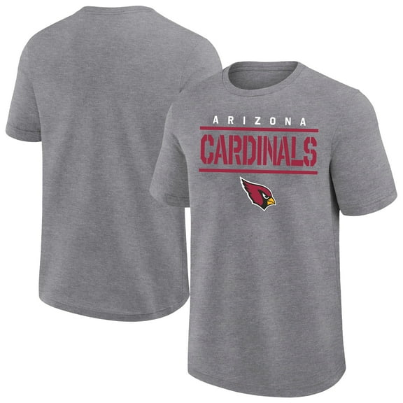 Men's Fanatics Heather Gray Arizona Cardinals Big & Tall Top Notch T-Shirt