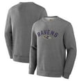 thumbnail image 1 of Men's Fanatics  Heather Gray Baltimore Ravens Loop Terry Pullover Sweatshirt, 1 of 7