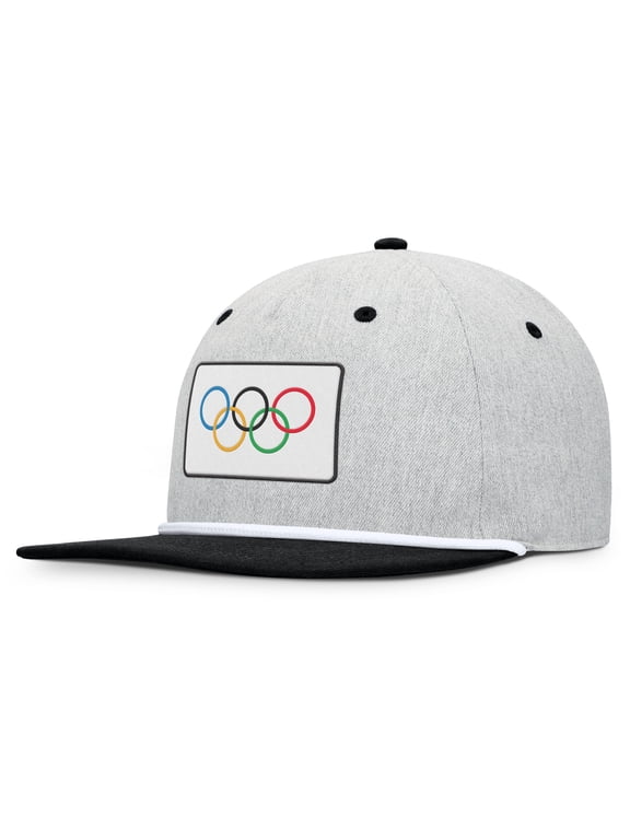 Men's Fanatics Heather Gray/Black Olympic Games Photo Finish Adjustable Hat