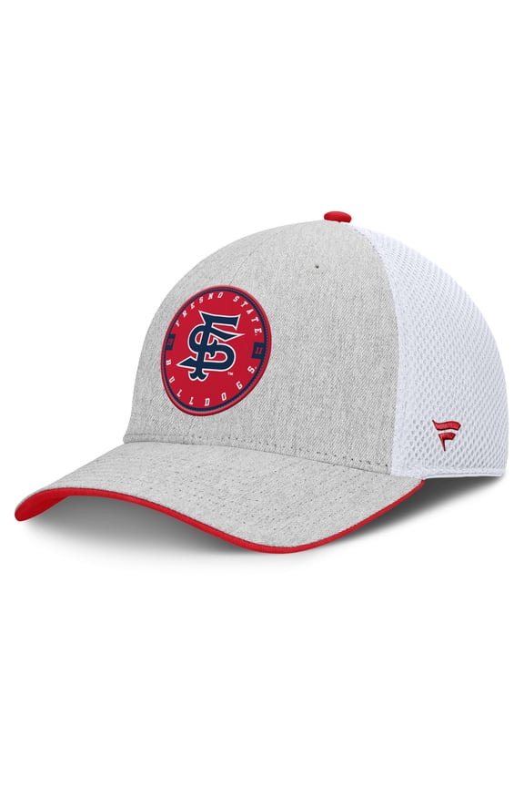 Men's Fanatics  Heather Gray Fresno State Bulldogs Trigger Flex Hat