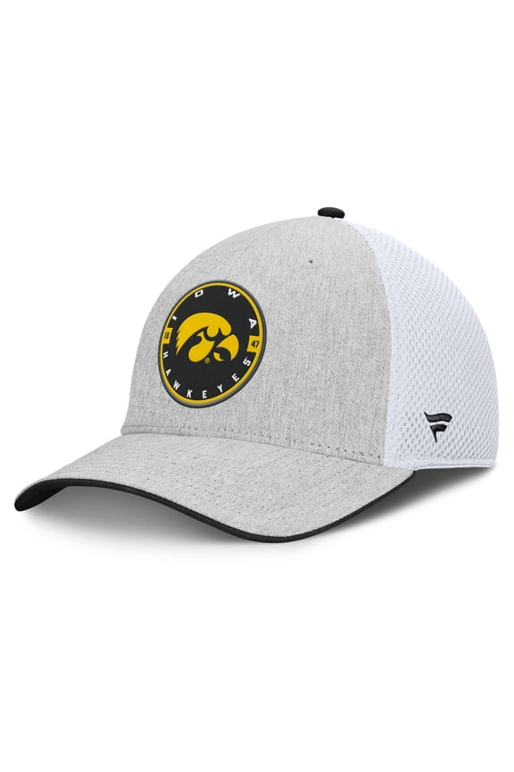 Men's Fanatics Heather Gray Iowa Hawkeyes Trigger Flex Hat