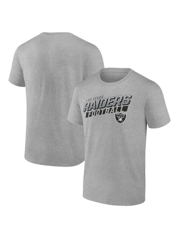 Men's Fanatics Heather Gray Las Vegas Raiders To The Wire T-Shirt