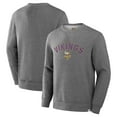 thumbnail image 1 of Men's Fanatics  Heather Gray Minnesota Vikings Loop Terry Pullover Sweatshirt, 1 of 7