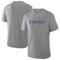thumbnail image 1 of Men's Fanatics Heather Gray Minnesota Vikings Pass Rush Tri-Blend T-Shirt, 1 of 7