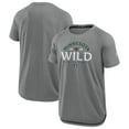 thumbnail image 1 of Men's Fanatics Heather Gray Minnesota Wild 2025 Stanley Cup Playoffs Authentic Pro Rink Performance T-Shirt, 1 of 3