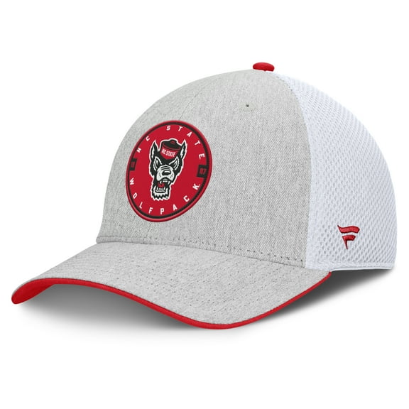 Men's Fanatics Heather Gray NC State Wolfpack Trigger Flex Hat