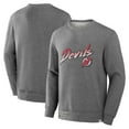 thumbnail image 1 of Men's Fanatics Heather Gray New Jersey Devils Decades Collection Legendary Fleece Pullover Sweatshirt, 1 of 3