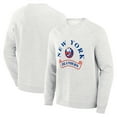 thumbnail image 1 of Men's Fanatics Heather Gray New York Islanders Banner Fleece Raglan Pullover Sweatshirt, 1 of 3