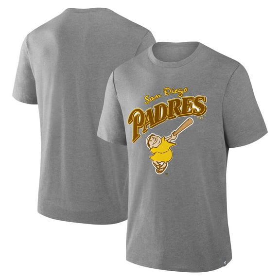 Men's Fanatics Heather Gray San Diego Padres Tribute IYKYK Tri-Blend T-Shirt
