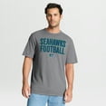 thumbnail image 1 of Men's Fanatics Heather Gray Seattle Seahawks First Down Tribute Tri-Blend T-Shirt, 1 of 5