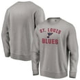 thumbnail image 1 of Men's Heather Gray St. Louis Blues Special Edition Victory Arch Pullover Sweatshirt, 1 of 3