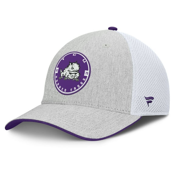 Men's Fanatics Heather Gray TCU Horned Frogs Trigger Flex Hat
