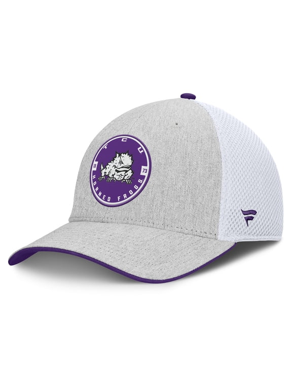 Men's Fanatics Heather Gray TCU Horned Frogs Trigger Flex Hat